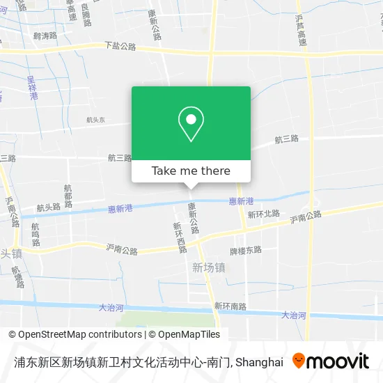 浦东新区新场镇新卫村文化活动中心-南门 map