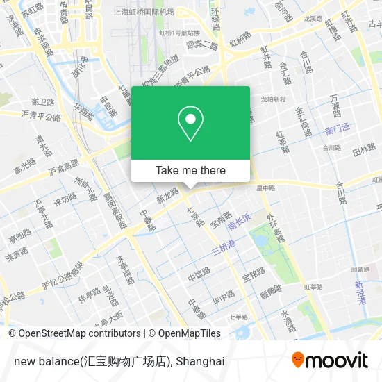 new balance(汇宝购物广场店) map