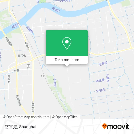 贫宣港 map