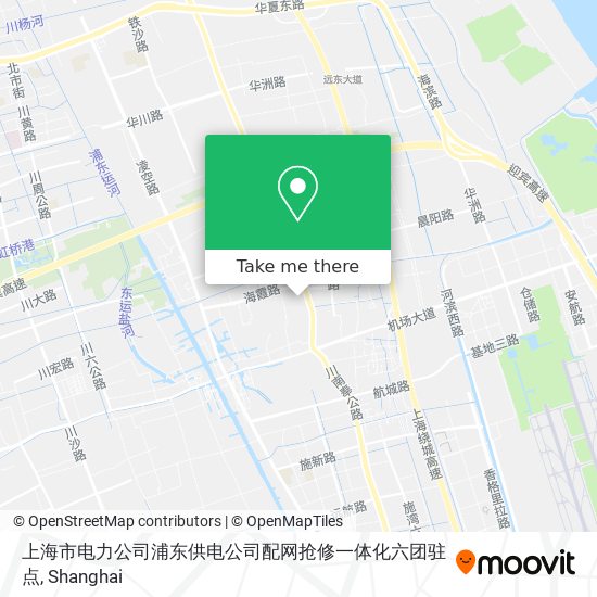 上海市电力公司浦东供电公司配网抢修一体化六团驻点 map