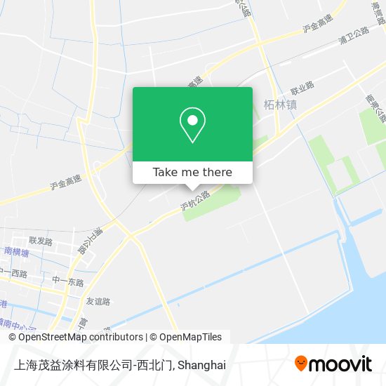 上海茂益涂料有限公司-西北门 map