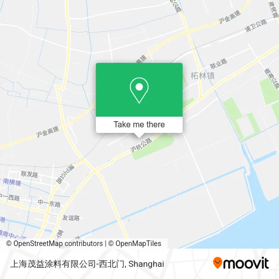 上海茂益涂料有限公司-西北门 map