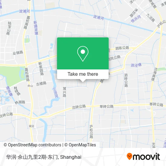 华润·佘山九里2期-东门 map