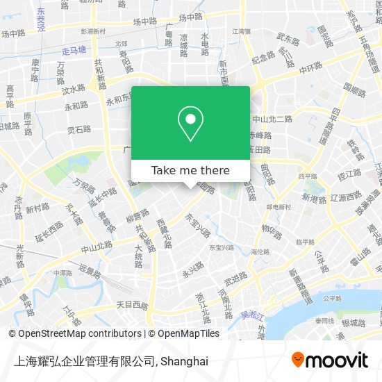 上海耀弘企业管理有限公司 map