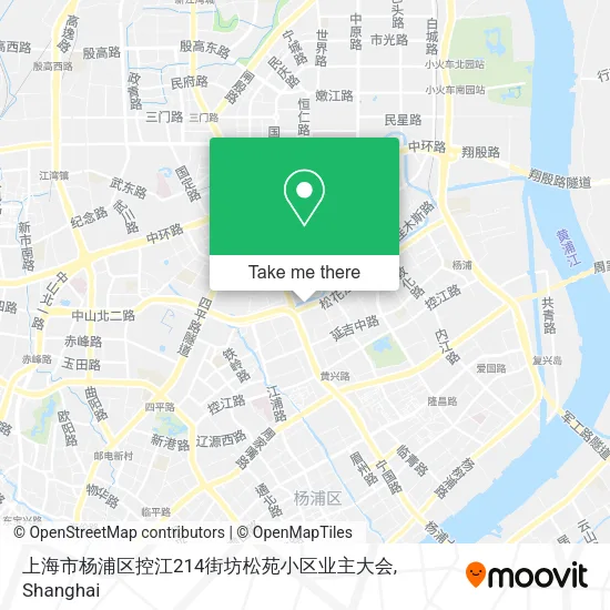 上海市杨浦区控江214街坊松苑小区业主大会 map