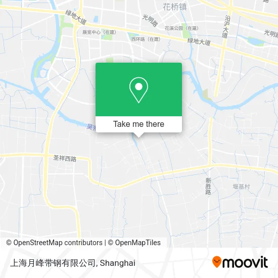 上海月峰带钢有限公司 map