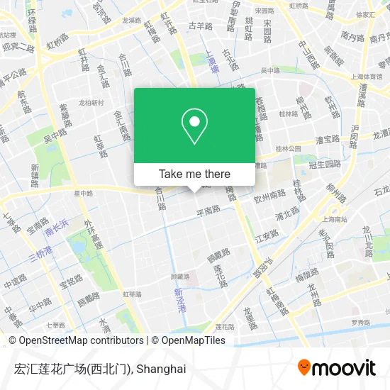 宏汇莲花广场(西北门) map
