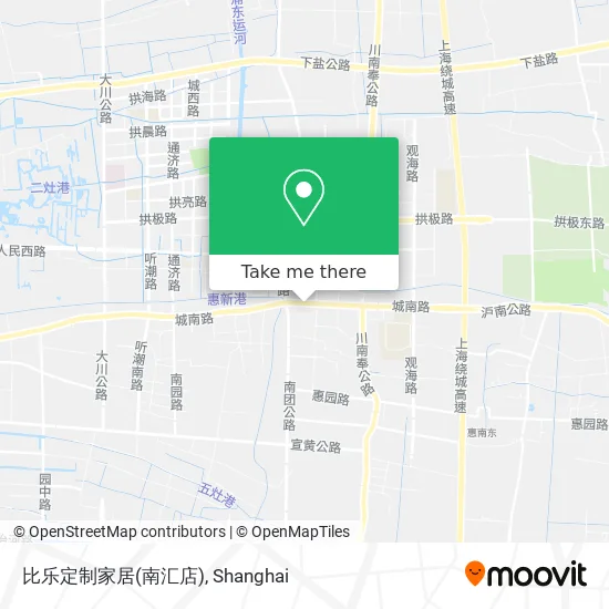 比乐定制家居(南汇店) map