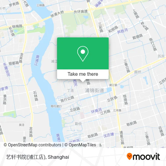 艺轩书院(浦江店) map