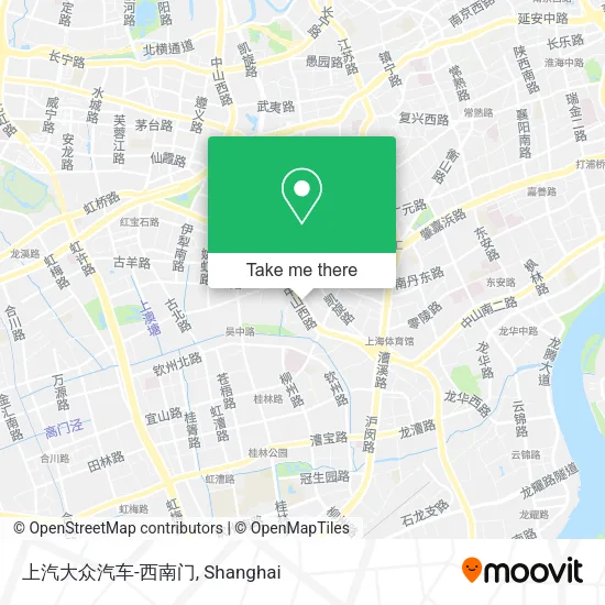 上汽大众汽车-西南门 map