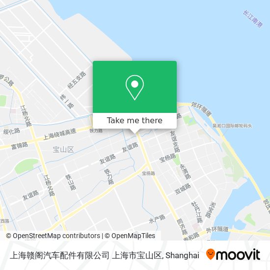 上海赣阁汽车配件有限公司 上海市宝山区 map