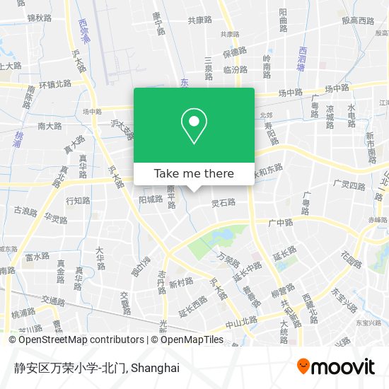 静安区万荣小学-北门 map