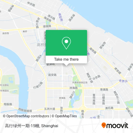 高行绿州一期-15幢 map
