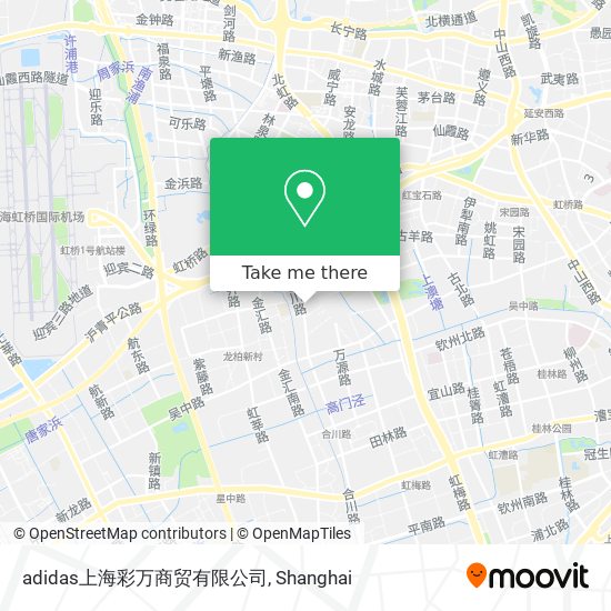 adidas上海彩万商贸有限公司 map