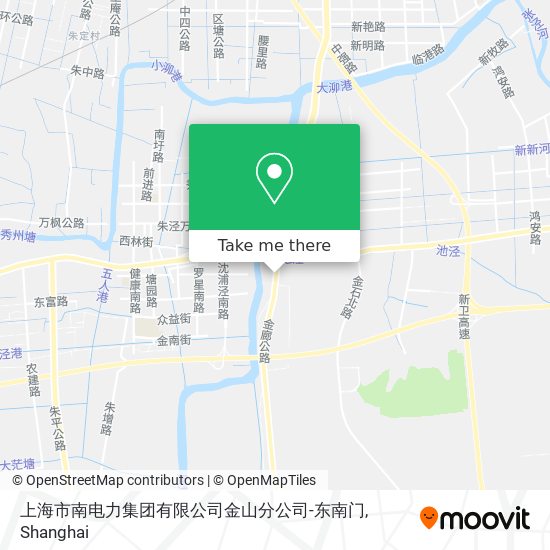 上海市南电力集团有限公司金山分公司-东南门 map
