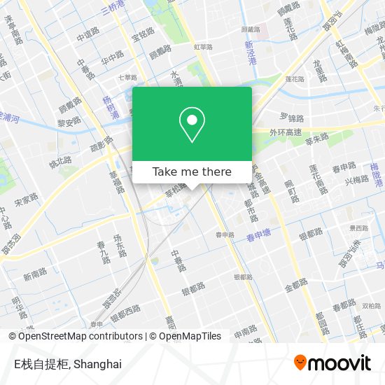 E栈自提柜 map