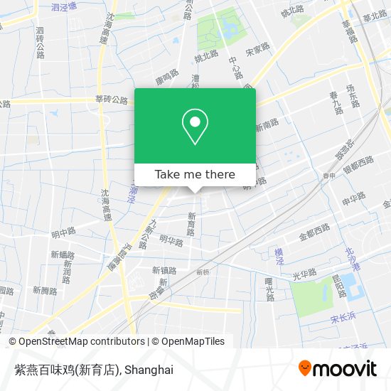 紫燕百味鸡(新育店) map