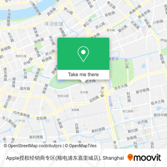 Apple授权经销商专区(顺电浦东嘉里城店) map