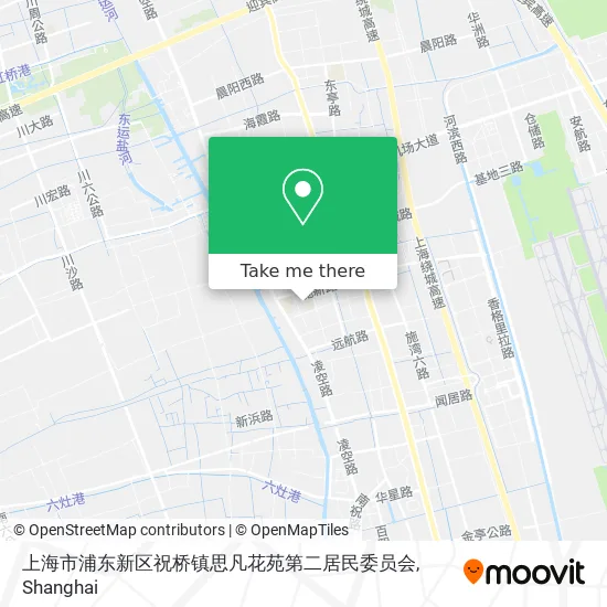 上海市浦东新区祝桥镇思凡花苑第二居民委员会 map