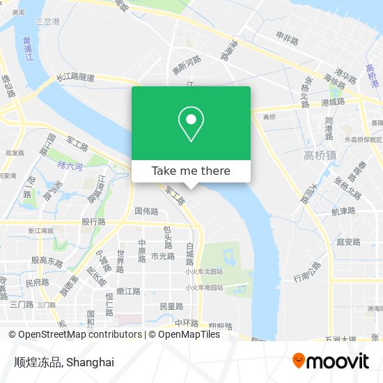 顺煌冻品 map