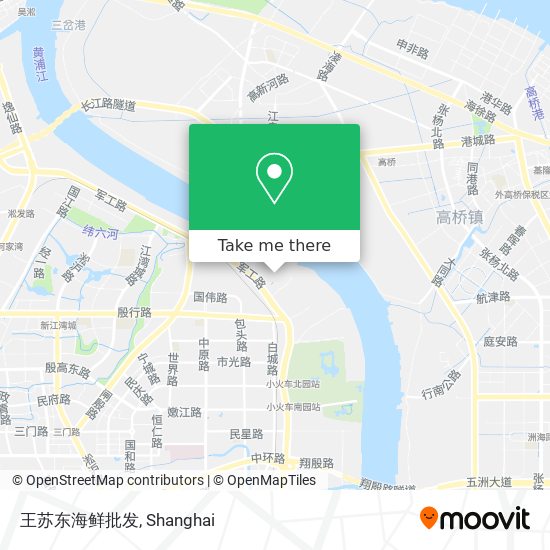 王苏东海鲜批发 map