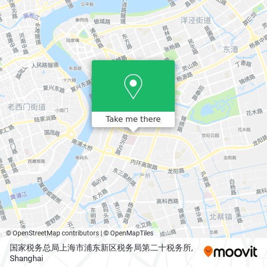 国家税务总局上海市浦东新区税务局第二十税务所 map