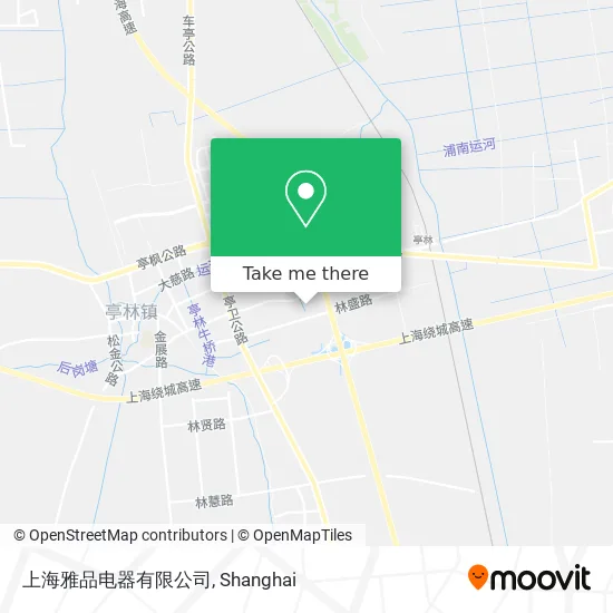 上海雅品电器有限公司 map