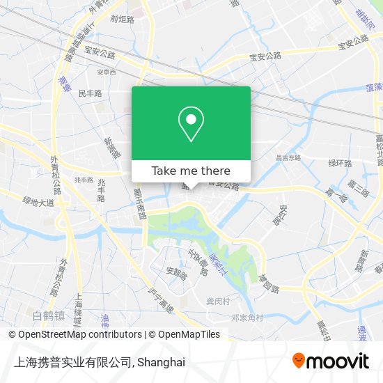 上海携普实业有限公司 map
