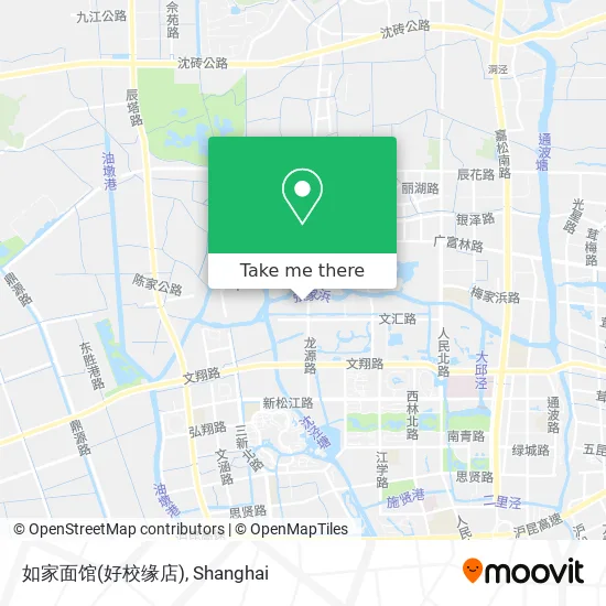 如家面馆(好校缘店) map