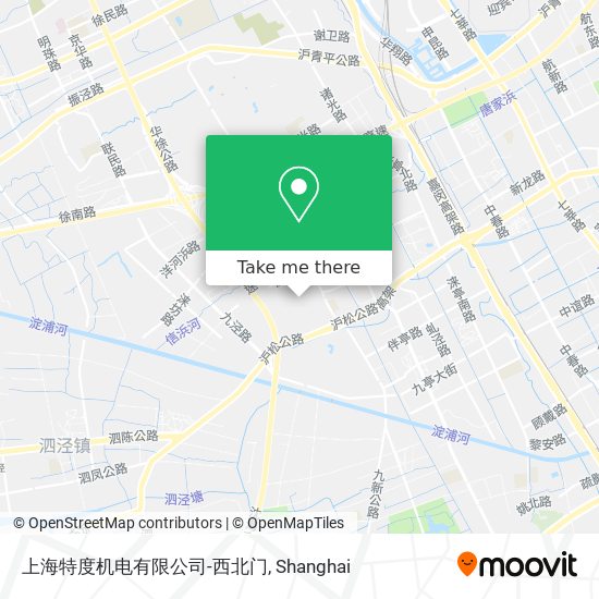 上海特度机电有限公司-西北门 map