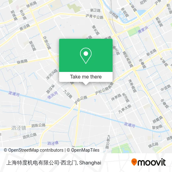 上海特度机电有限公司-西北门 map