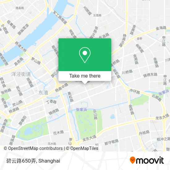 碧云路650弄 map