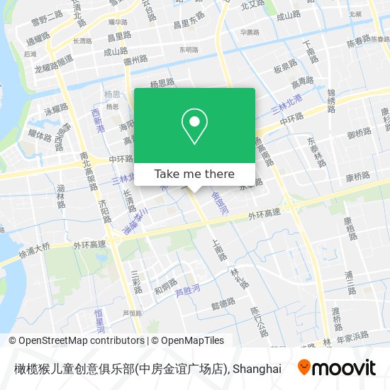 橄榄猴儿童创意俱乐部(中房金谊广场店) map