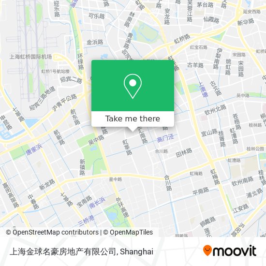 上海金球名豪房地产有限公司 map