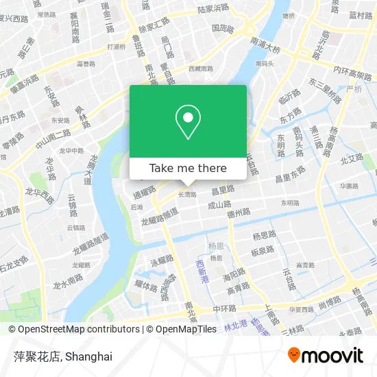 萍聚花店 map