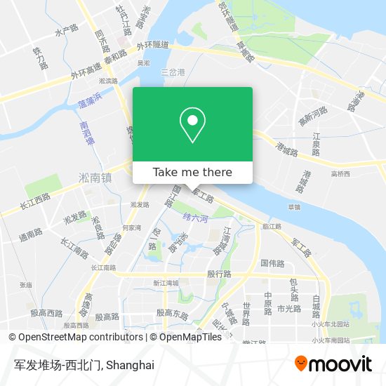 军发堆场-西北门 map