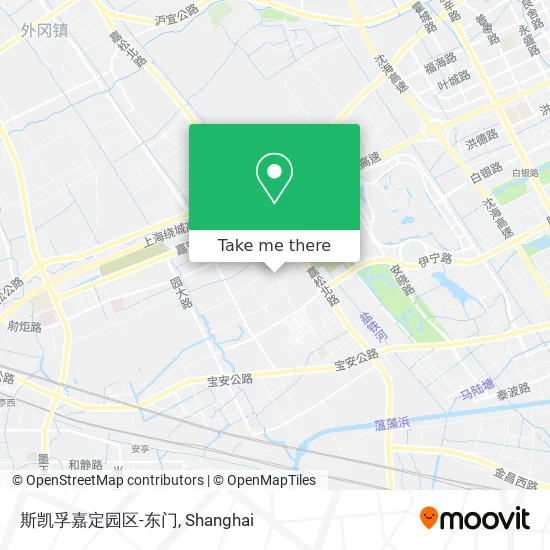 斯凯孚嘉定园区-东门 map
