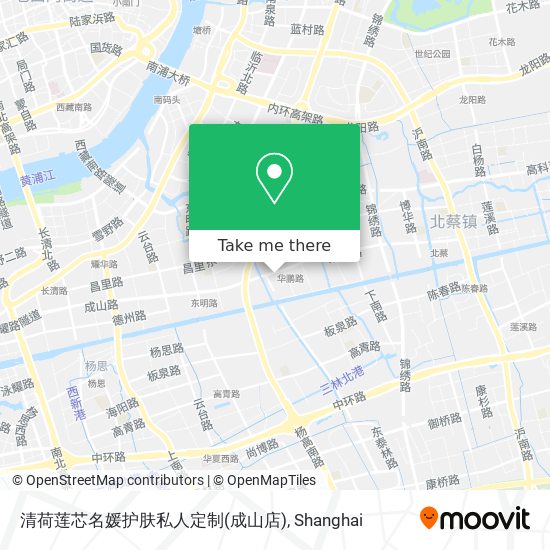 清荷莲芯名媛护肤私人定制(成山店) map