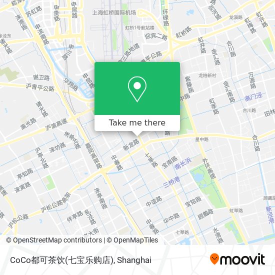 CoCo都可茶饮(七宝乐购店) map