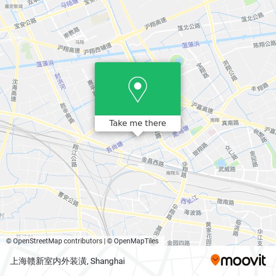 上海赣新室内外装潢 map