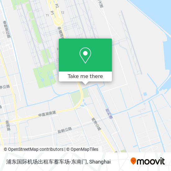 浦东国际机场出租车蓄车场-东南门 map
