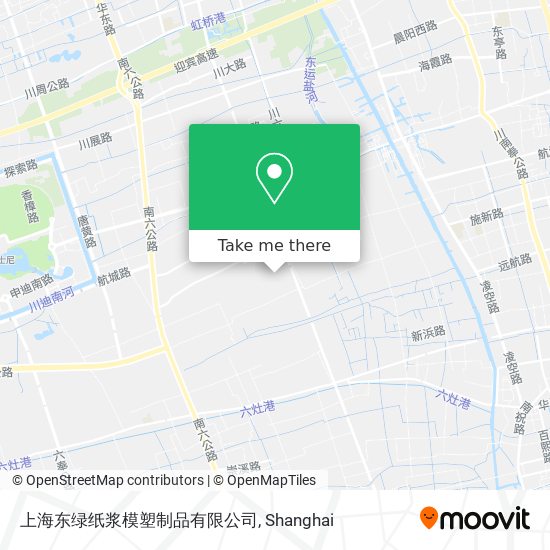 上海东绿纸浆模塑制品有限公司 map