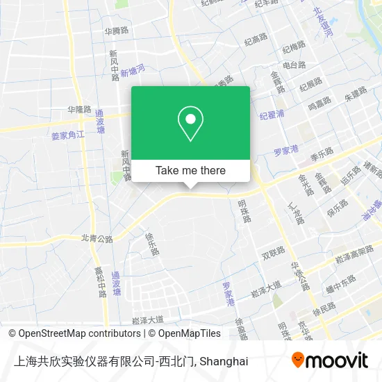 上海共欣实验仪器有限公司-西北门 map