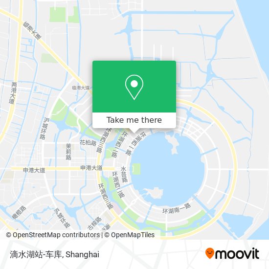 滴水湖站-车库 map
