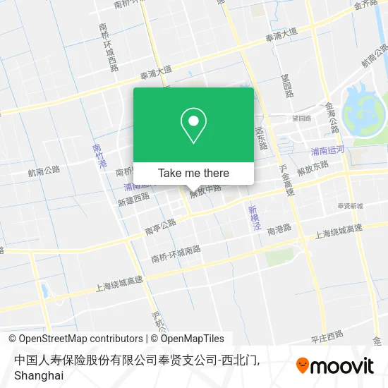 中国人寿保险股份有限公司奉贤支公司-西北门 map