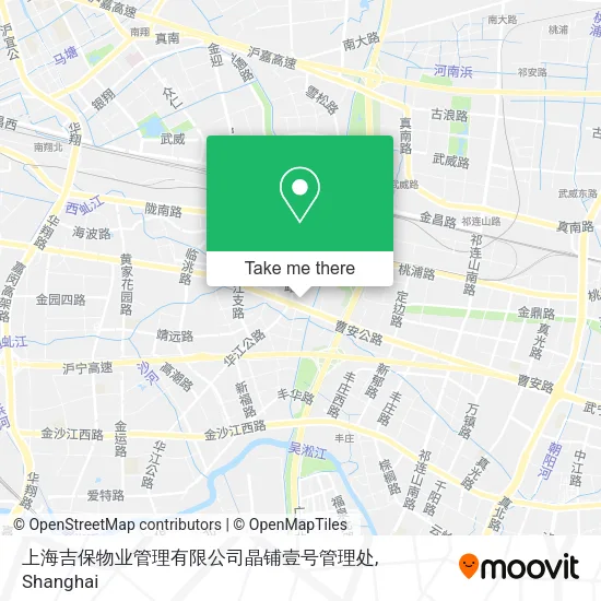 上海吉保物业管理有限公司晶铺壹号管理处 map