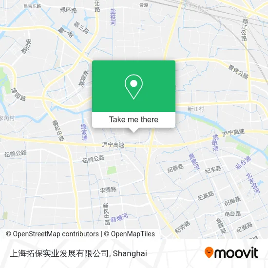 上海拓保实业发展有限公司 map