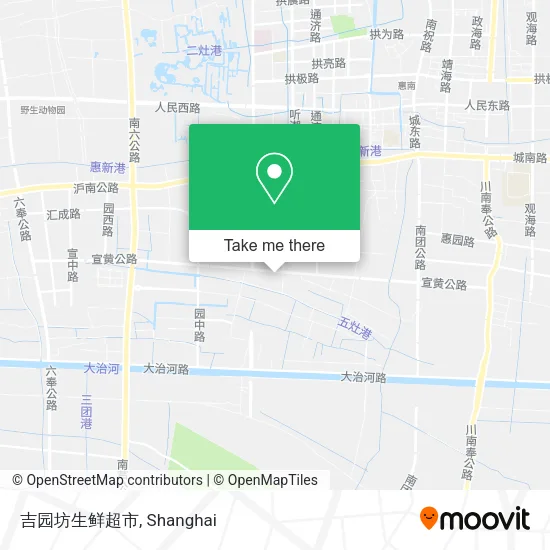 吉园坊生鲜超市 map