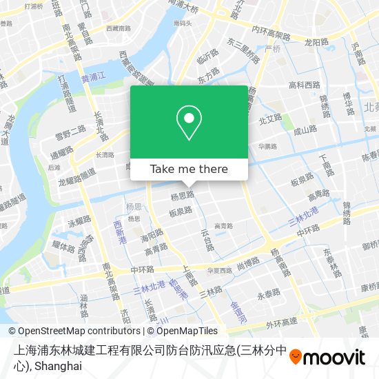 上海浦东林城建工程有限公司防台防汛应急(三林分中心) map