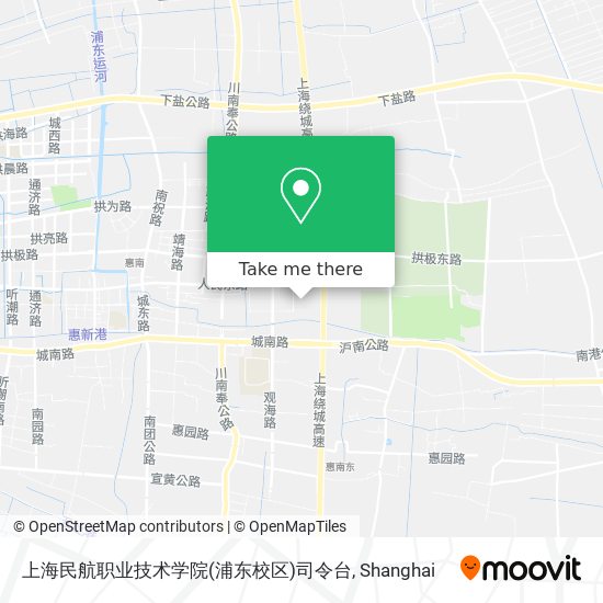 上海民航职业技术学院(浦东校区)司令台 map